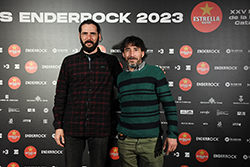 Photocall Premis Enderrock 2023-Mas Marroch (Vilablareix-Girona) Nacho Pascual i Xavier Vallverdú (Coopula)